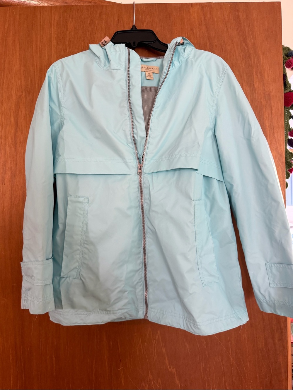 Appleseed's Light Blue Hooded Utility Jacket